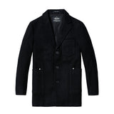 New Winter Mix Wool Blends Men Coat