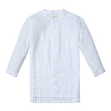Summer New Casual Shirts Men Breathable 100% Pure Linen Fashion