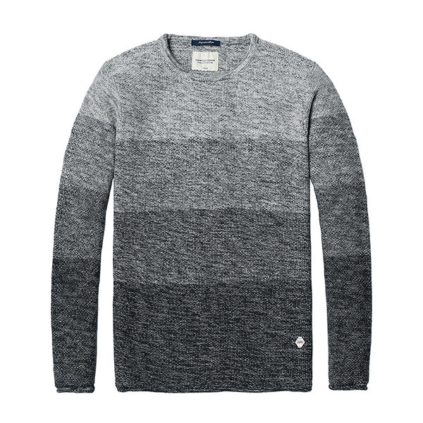 Cotton pullovers long sleeve knitted sweater