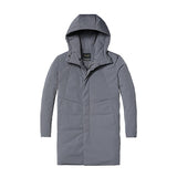 Men Jacket Warm Down Jacket Slim Fit Hooded