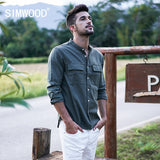 New Mandarin Collar Pure Cotton Slim Fit