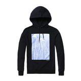 White Printed Hoodie
