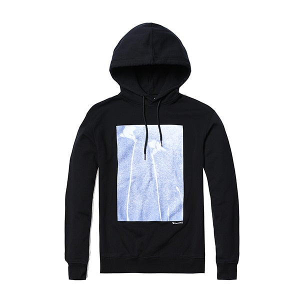 White Printed Hoodie