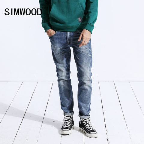 SJeans Men Fashion Casual Slim Fit High