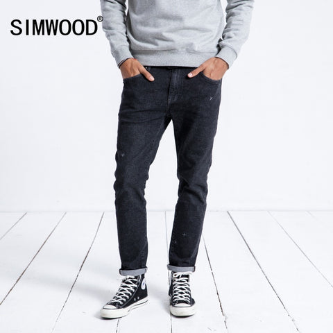 Jeans Men Slim Fit Fashion Streetwear