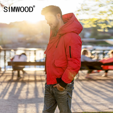 Jacket Men Fashion Hooded Bomber
