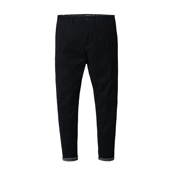 Jeans Men Slim Fit Fashion Casual Ankle-Length Denim Pants