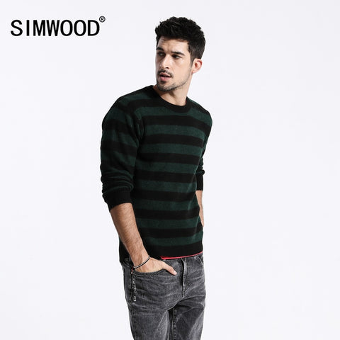 Striped Sweater Vintage Knit Pullover