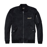 Men Fashion Embroidered Thick Leather Jackets
