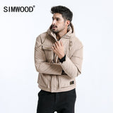 New Puffer Jacket Men Print Hooded