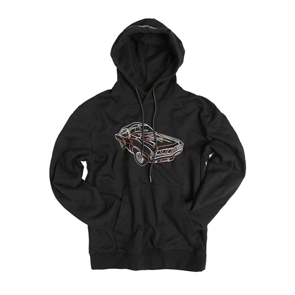 Black Graphic Hoodie
