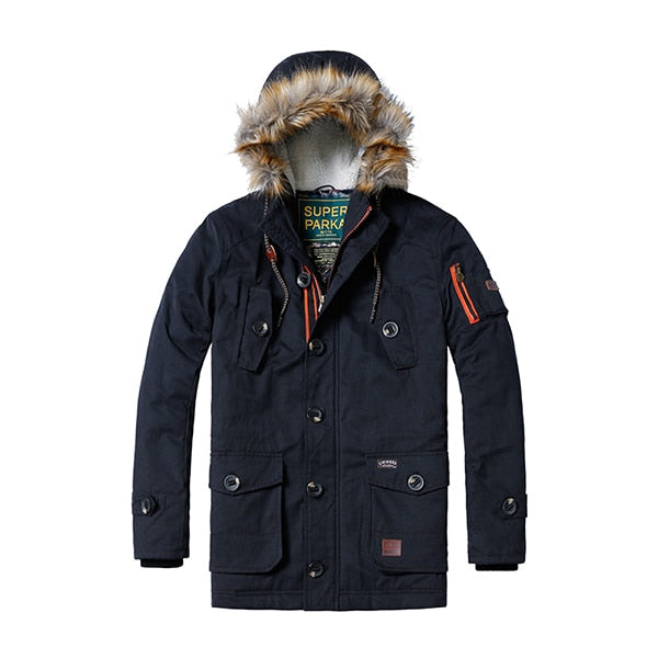 Men Hooded Coat Outerwear