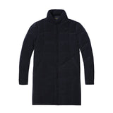 Men Long Jackets Black Warm Slim Fit