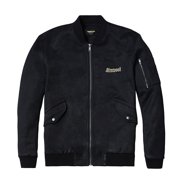 Men Fashion Embroidered Thick Leather Jackets