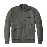Men Fashion Embroidered Thick Leather Jackets