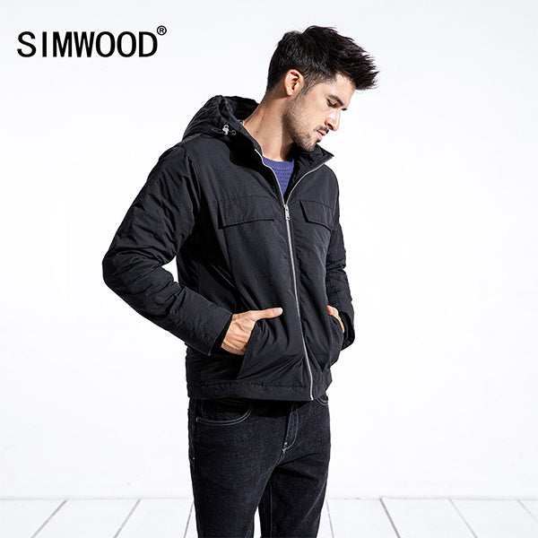 Slim Fit Parka Men