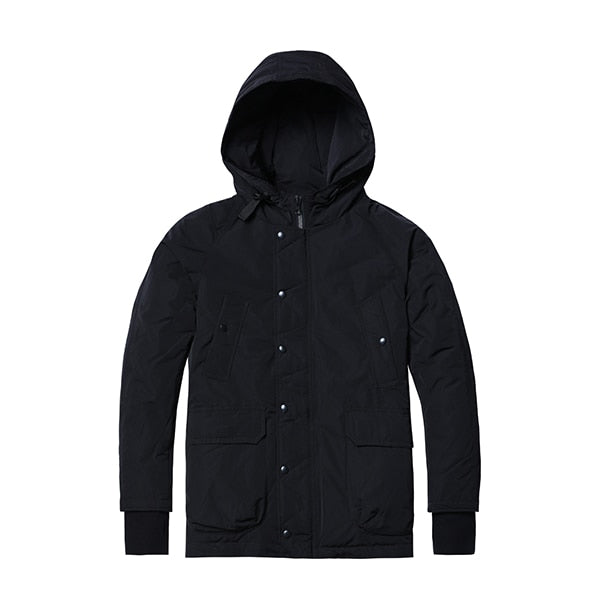 Men Hooded Thick Warm Jacket