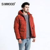 New Puffer Jacket Men Print Hooded
