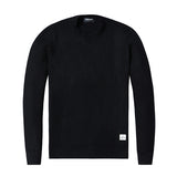 Pullover Men O-Neck Solid Color Sweater