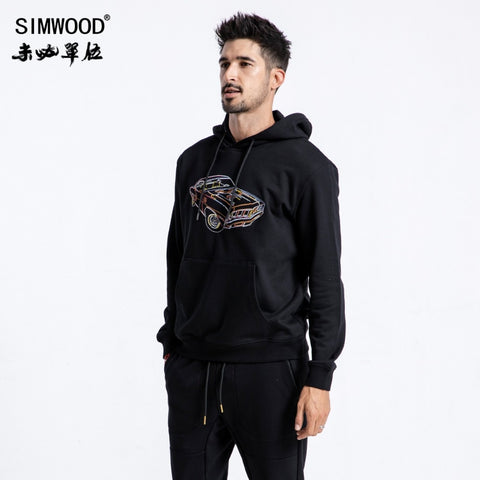 Black Graphic Hoodie