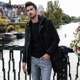 ]Winter Jackets Men Longer Section Woolen